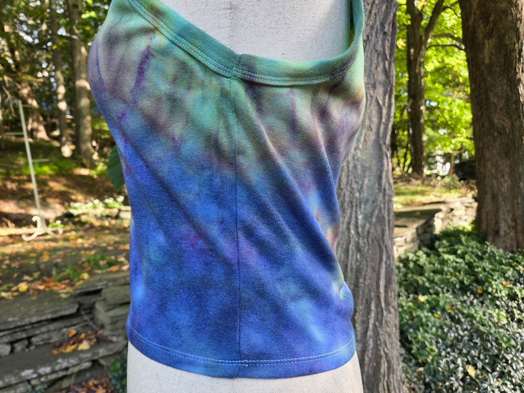 Ice-Dyed Women’s 2XL Tank Top — One of a Kind