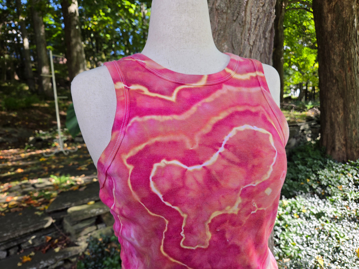 Ice-Dyed Women’s XLarge  Tank Top — One of a Kind