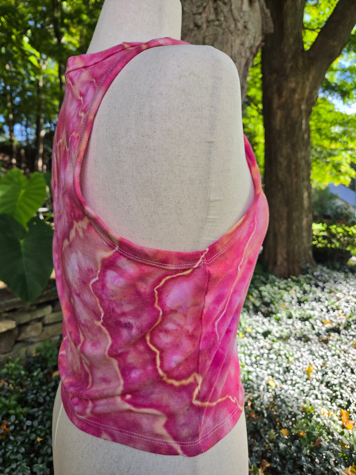 Ice-Dyed Women’s XLarge  Tank Top — One of a Kind