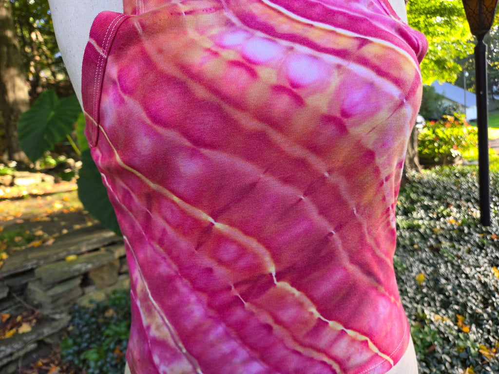 Ice-Dyed Women’s 2XL Tank Top — One of a Kind