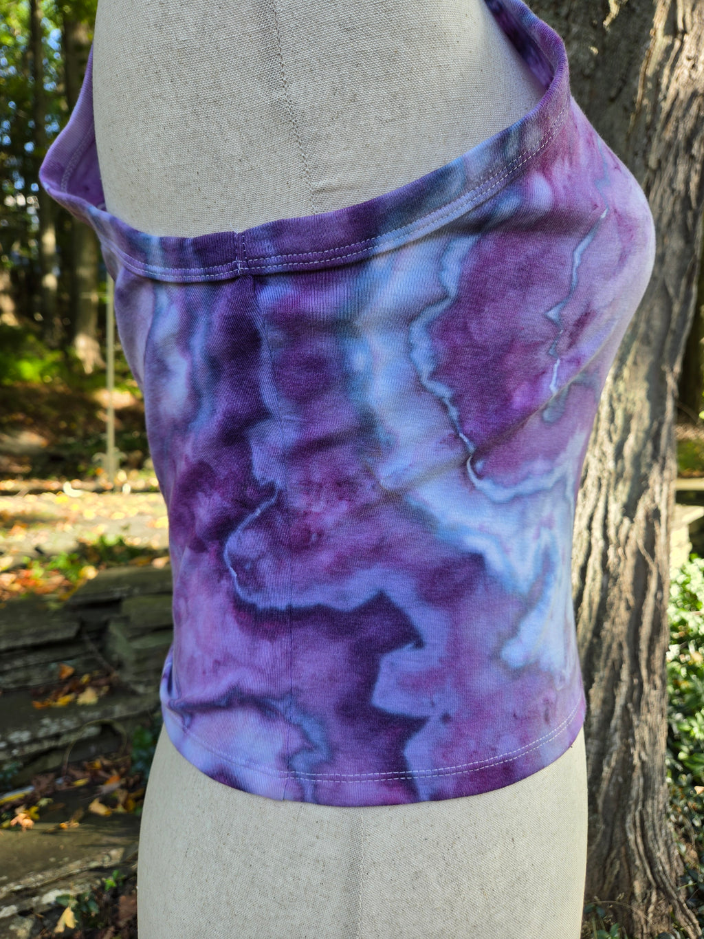 Ice-Dyed Women’s 2XL Tank Top — One of a Kind