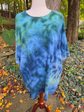 Ice-Dyed Unisex 3XL T-Shirt — Misty Evergreen — One of a Kind