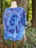 Ice-Dyed Women’s 3XL Boxy T-Shirt — Wide Crew Neck — One of a Kind