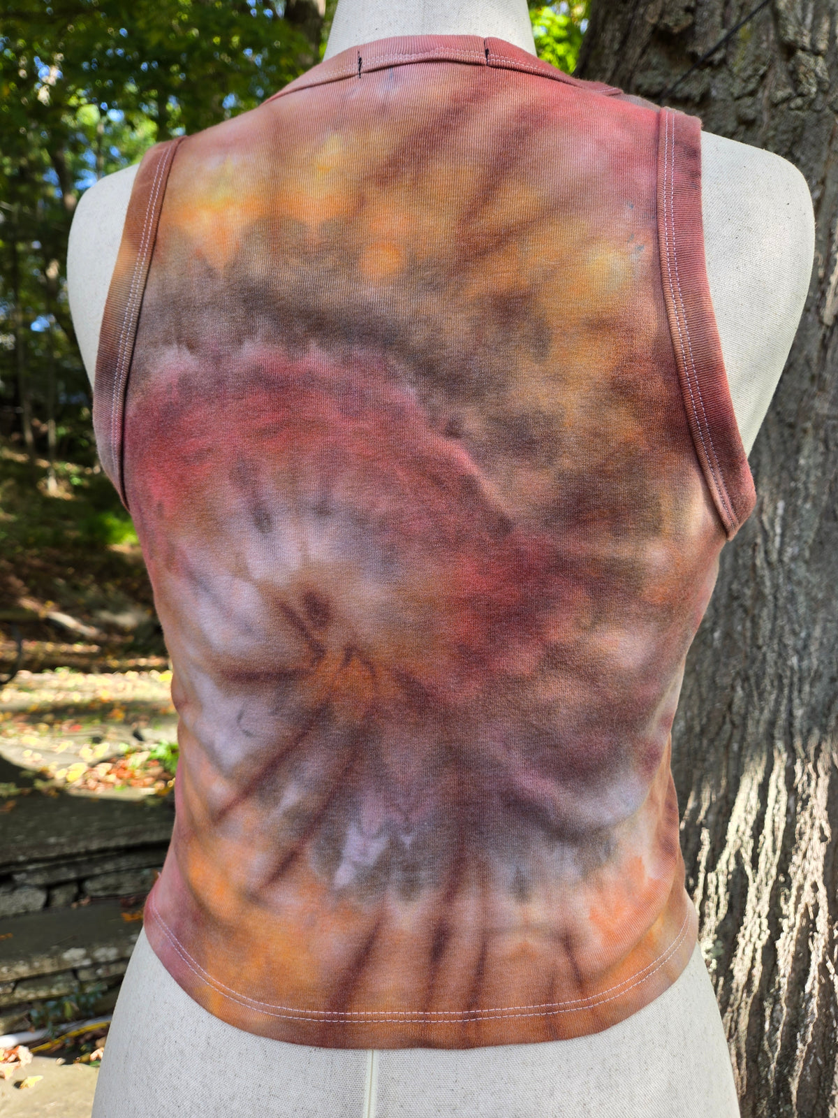 Ice-Dyed Women’s XLarge  Tank Top — One of a Kind