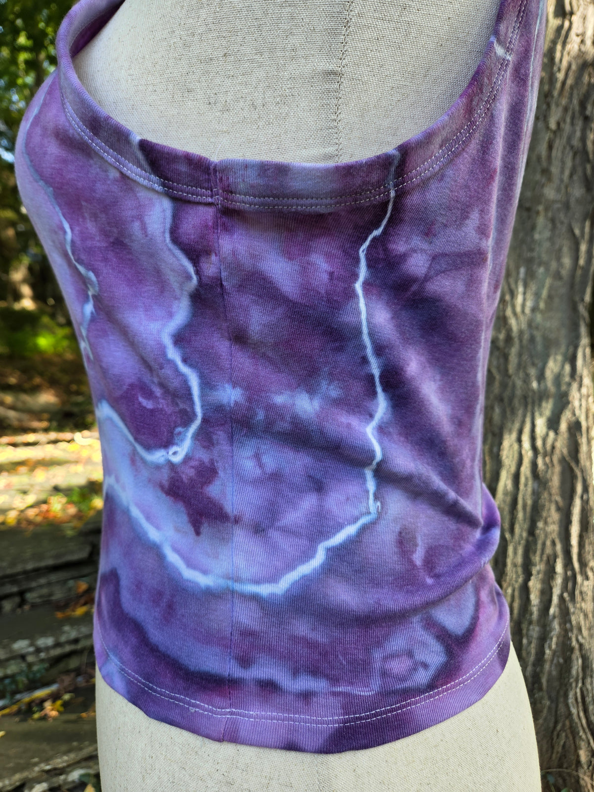 Ice-Dyed Women’s 2XL Tank Top — One of a Kind