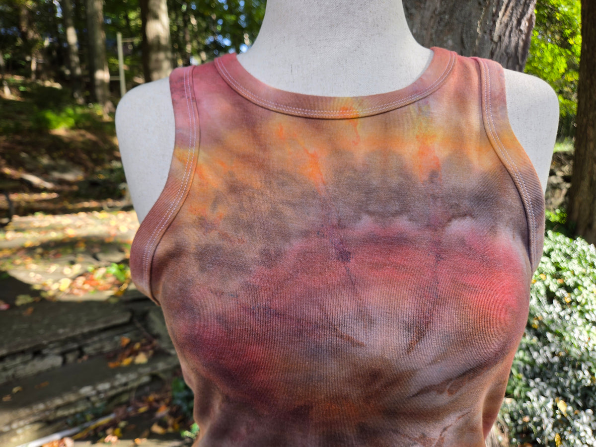 Ice-Dyed Women’s XLarge  Tank Top — One of a Kind