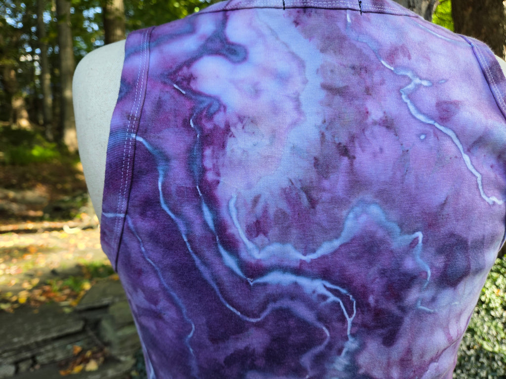 Ice-Dyed Women’s 2XL Tank Top — One of a Kind