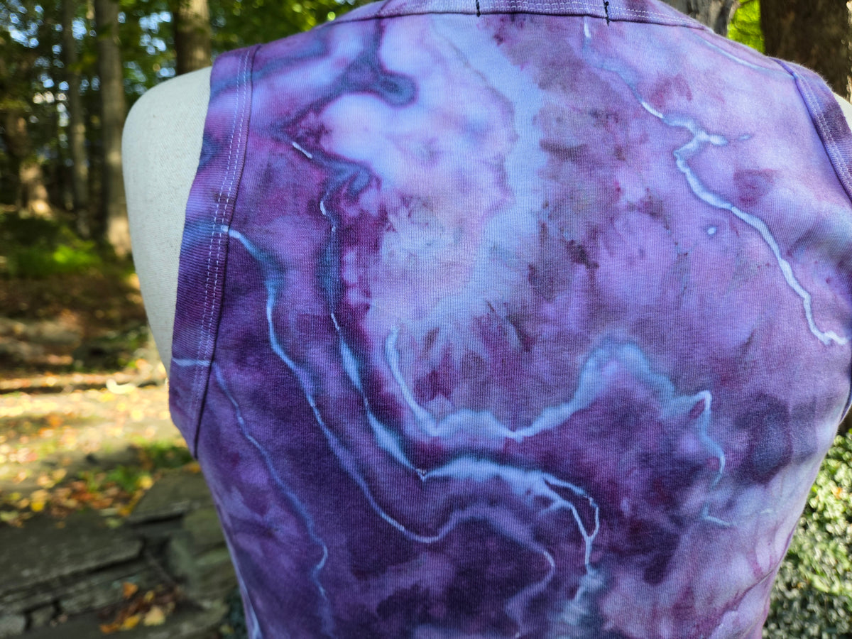 Ice-Dyed Women’s 2XL Tank Top — One of a Kind
